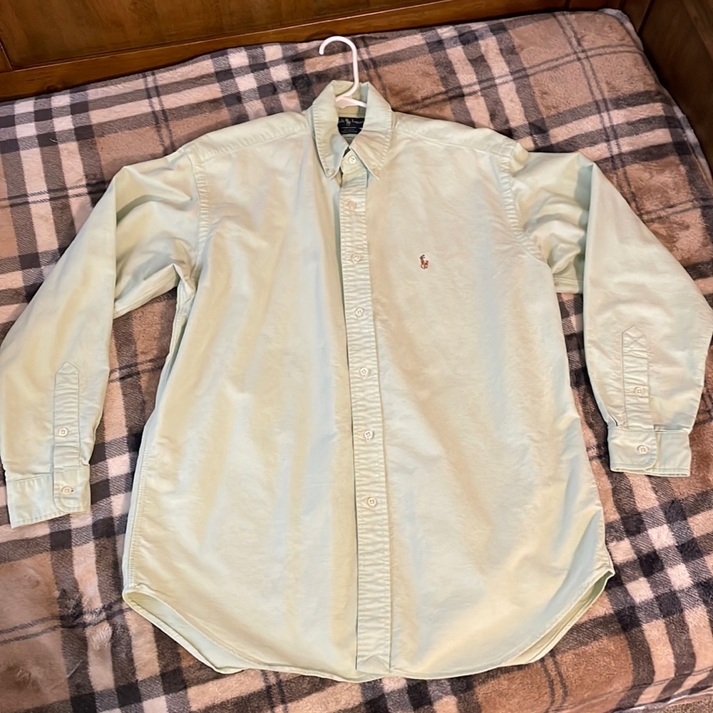 Mint Green Ralph Lauren button up